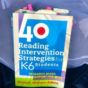 40 Reading Intervention Strategies for K-6 Students: Research-Based